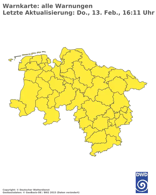 Aktuelle Wetterwarnungen für  Celle