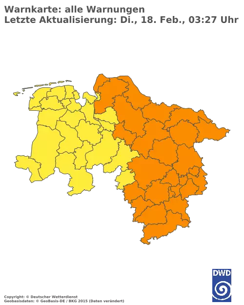 Aktuelle Wetterwarnungen für  Celle