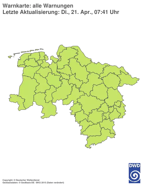 Aktuelle Wetterwarnungen für %region%