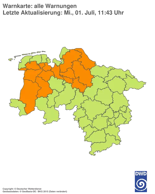 Aktuelle Wetterwarnungen für %region%