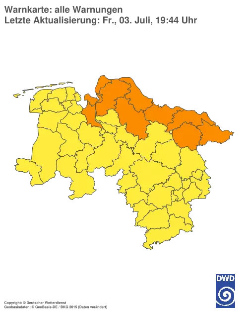 Aktuelle Wetterwarnungen für %region%