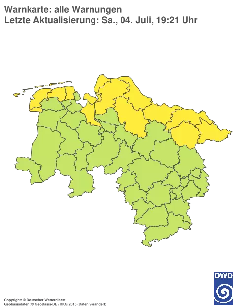 Aktuelle Wetterwarnungen für %region%