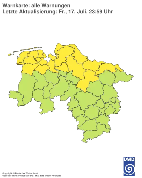 Aktuelle Wetterwarnungen für %region%