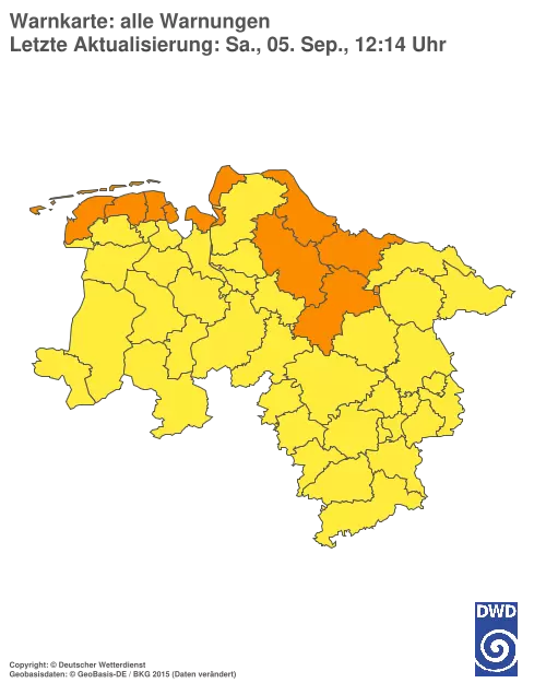 Aktuelle Wetterwarnungen für %region%