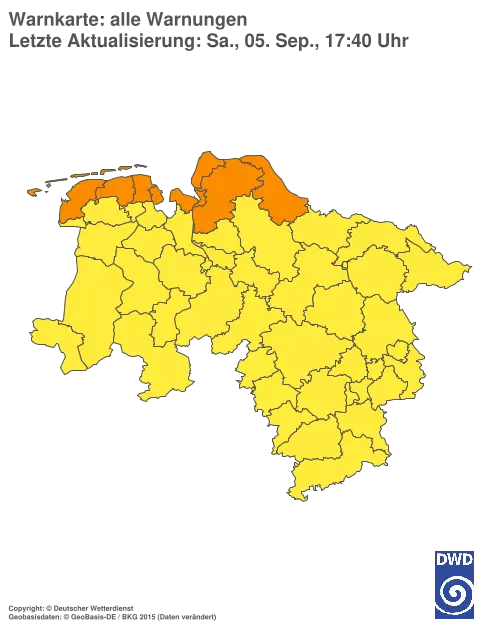 Aktuelle Wetterwarnungen für %region%