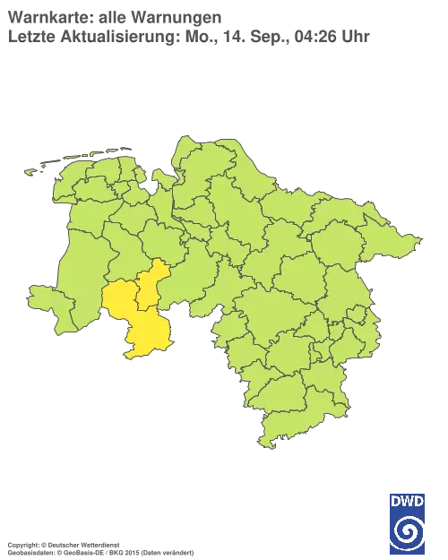 Aktuelle Wetterwarnungen für %region%