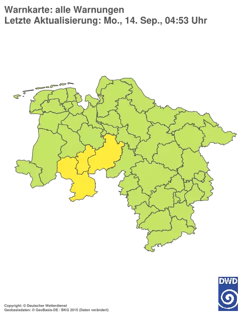 Aktuelle Wetterwarnungen für %region%